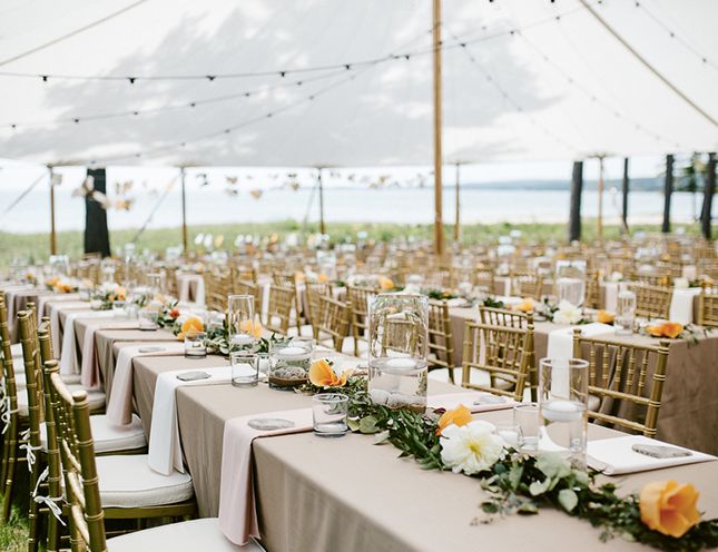 simple outdoor wedding decorations