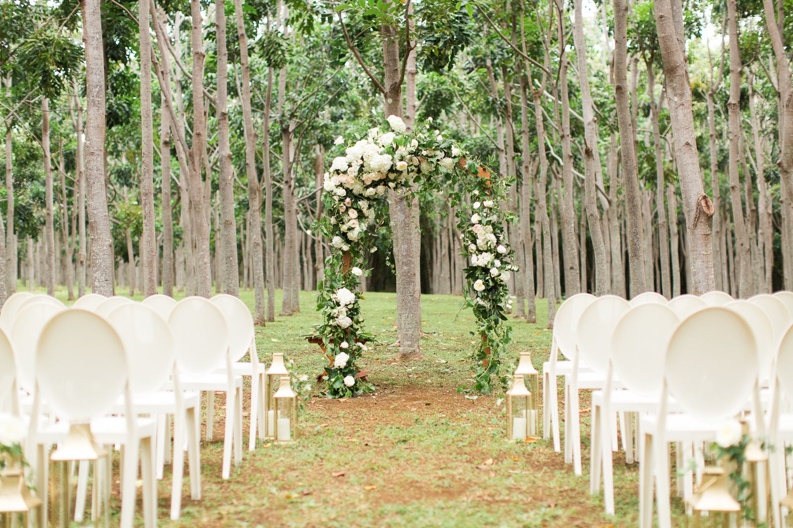 garden wedding decor