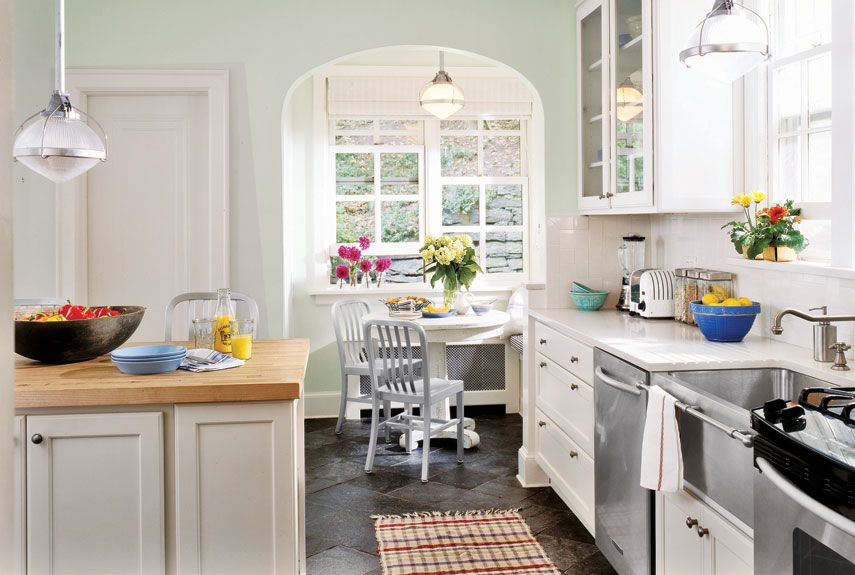 15 Best Green Kitchen Cabinet Ideas, Sage Green Kitchen Cabinets With White Countertops