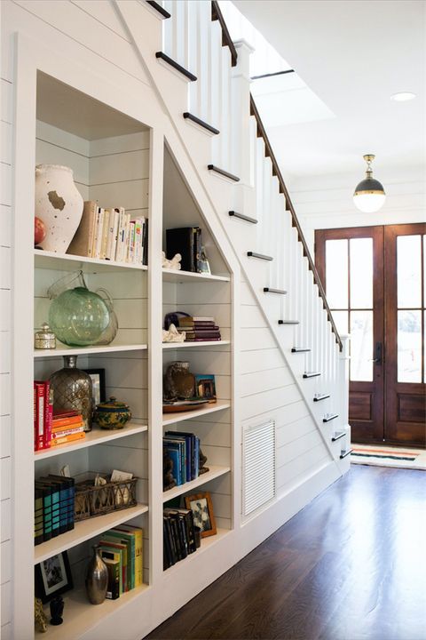 20 Best Under Stair Storage Ideas - What to Do With Empty Space Under