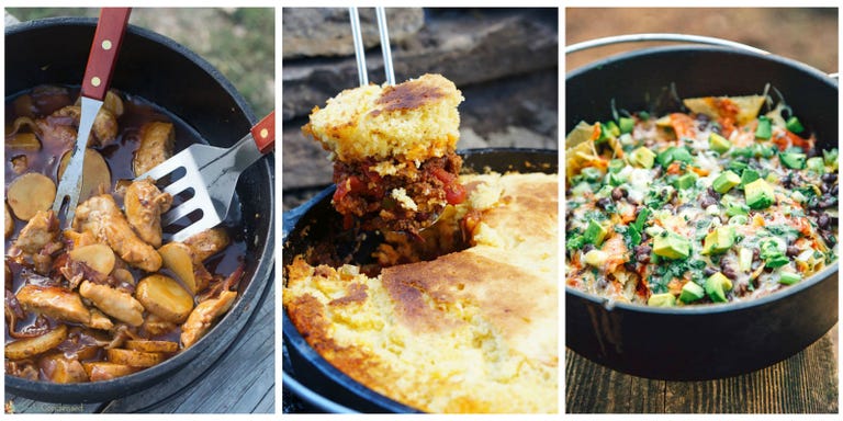These Easy Dutch Oven Meals And Snacks Will Leave Your Family Happy Fed Plus Check Out Our Favorite Ideas For Camping Campfire