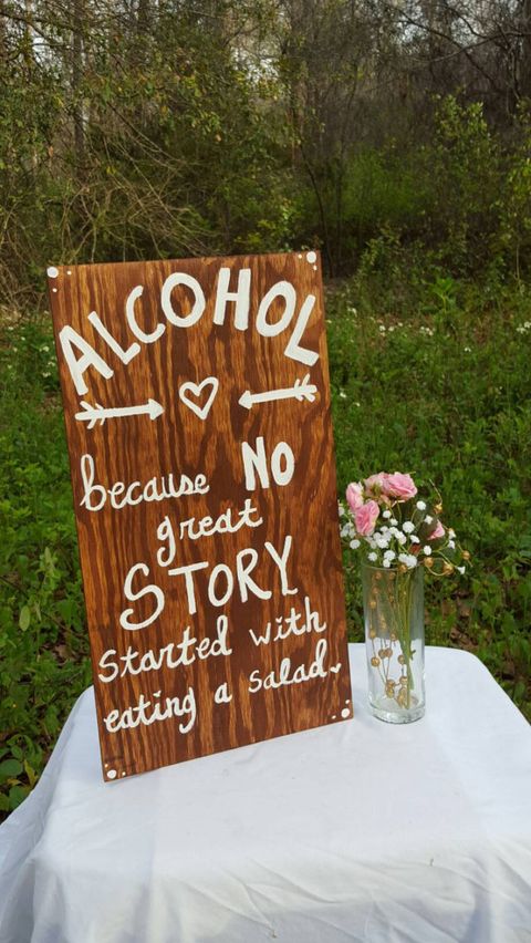 20 bar signs with funny quotes for serving porch drinks