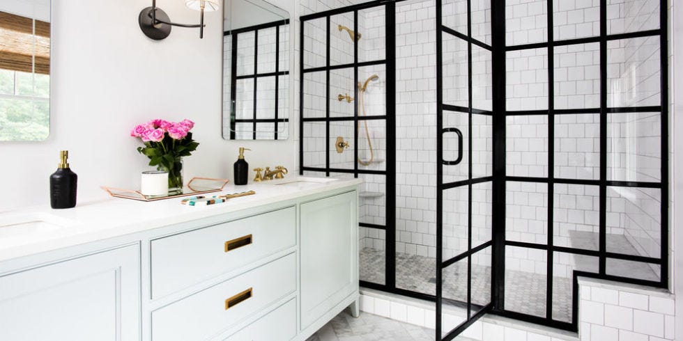 Steel Frame French Door Showers Are Going To Be Big This Year