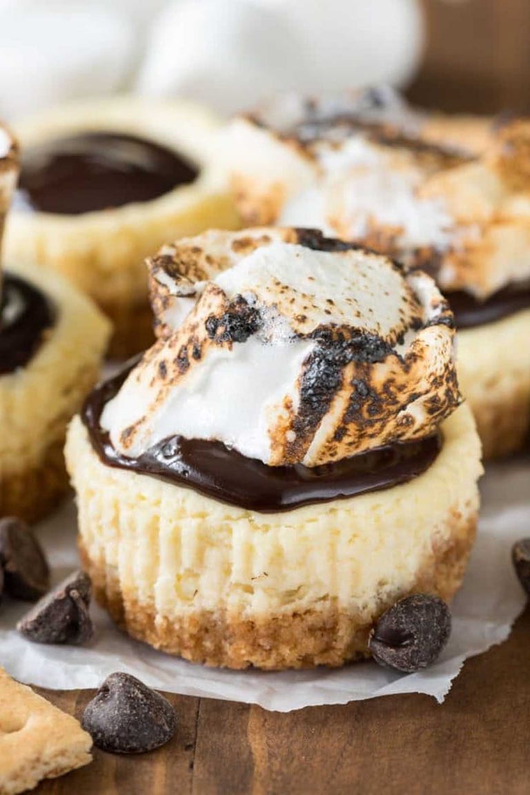 25 Easy Mini Cheesecake Recipes - Best Bite Size Cheesecakes