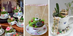 Teacup, Tableware, Flowerpot, Plant, Drinkware, Easter, Table, Cup, Cake decorating, Cake, 