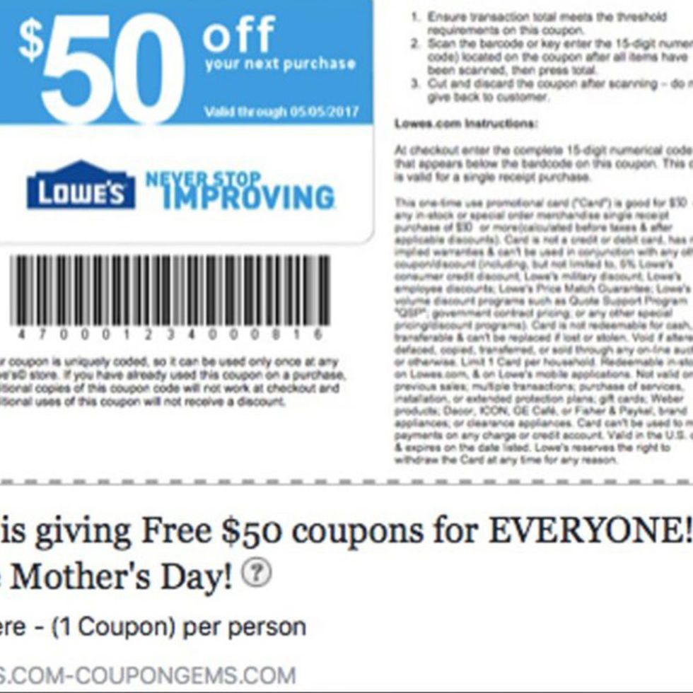 Lowes new mover sales coupon