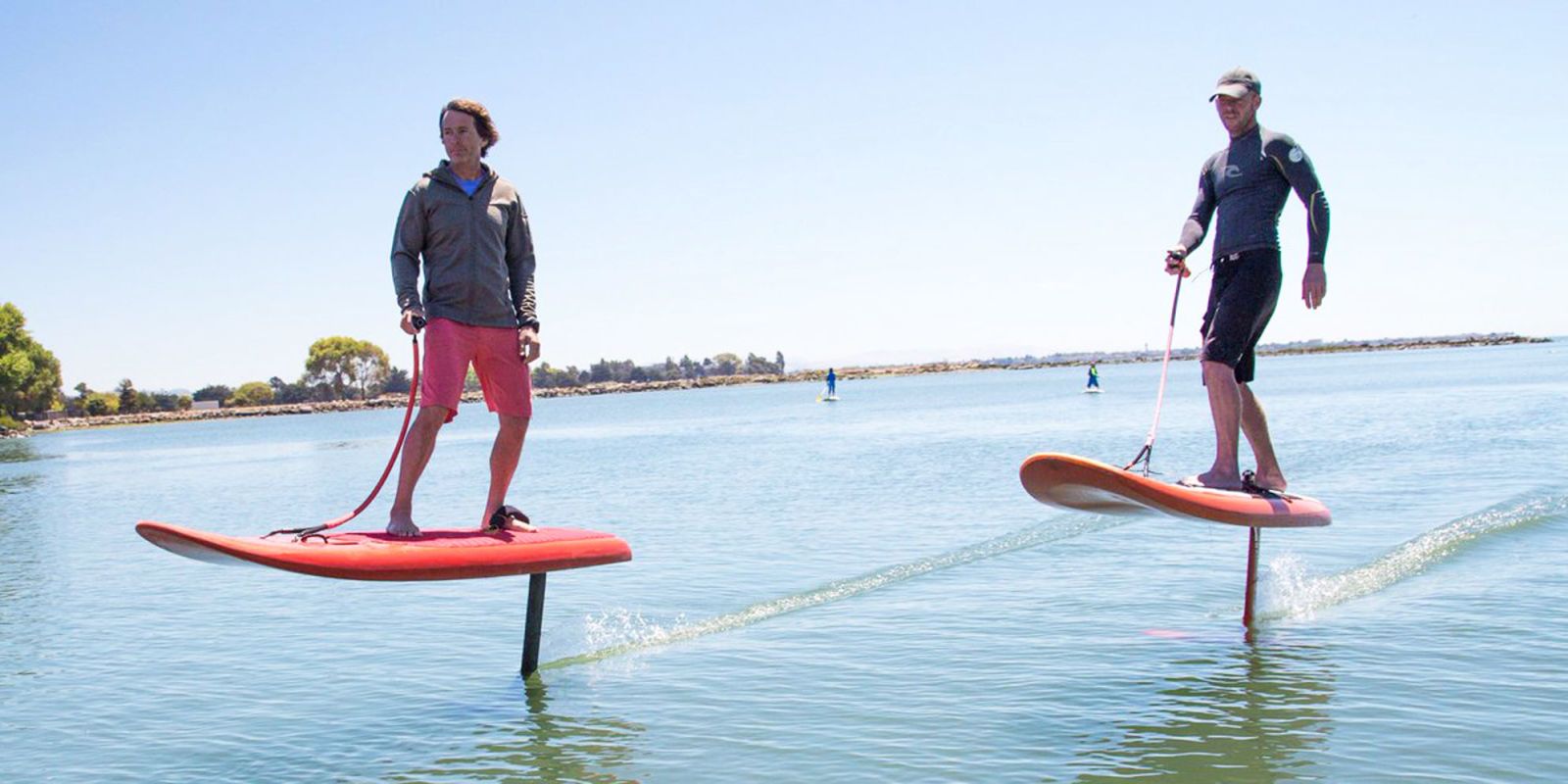 Surfboard that deals goes above water