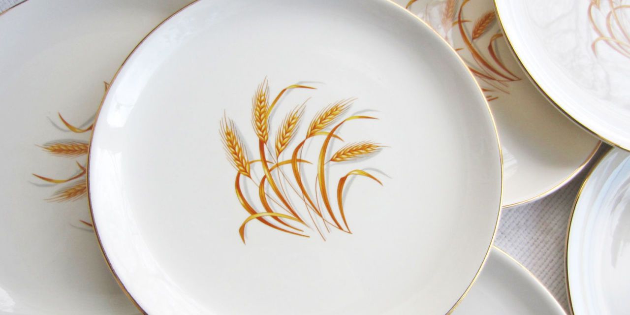 Wheat hotsell pattern dishes