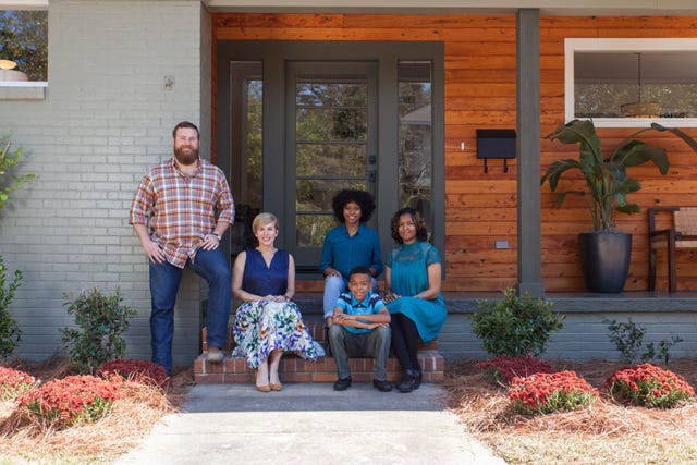 Charming hometown street with beautiful homes showcasing community appeal