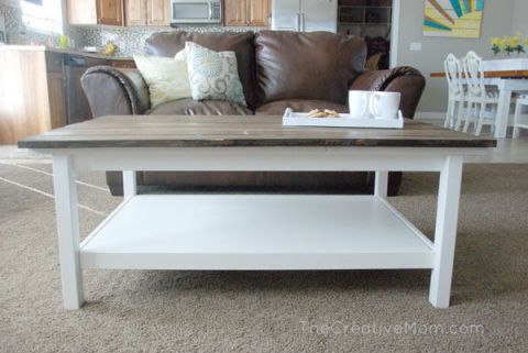 White farm deals coffee table