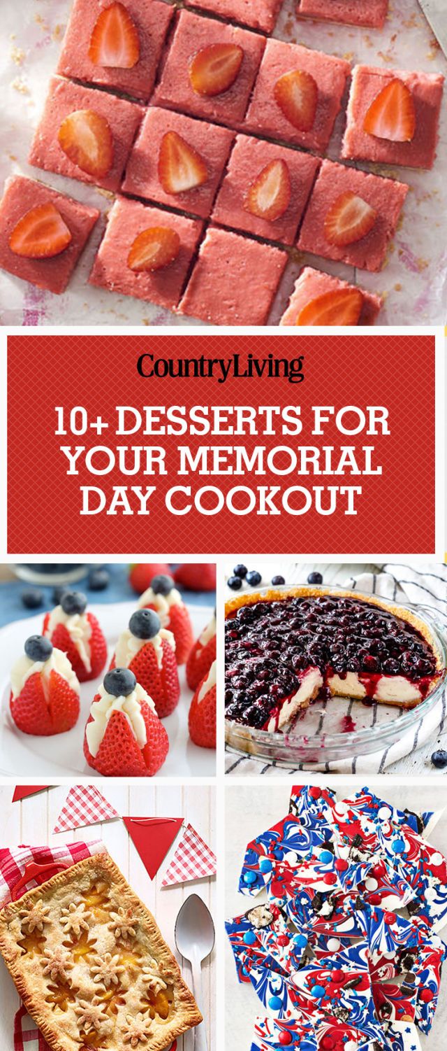 30 Easy Memorial Day Desserts - Best Recipes for Memorial Day Treat Ideas