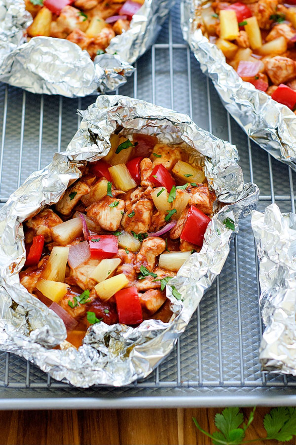 28 Best Campfire Recipes Easy Camping Food Ideas   Bbq Chicken Foil Packets 