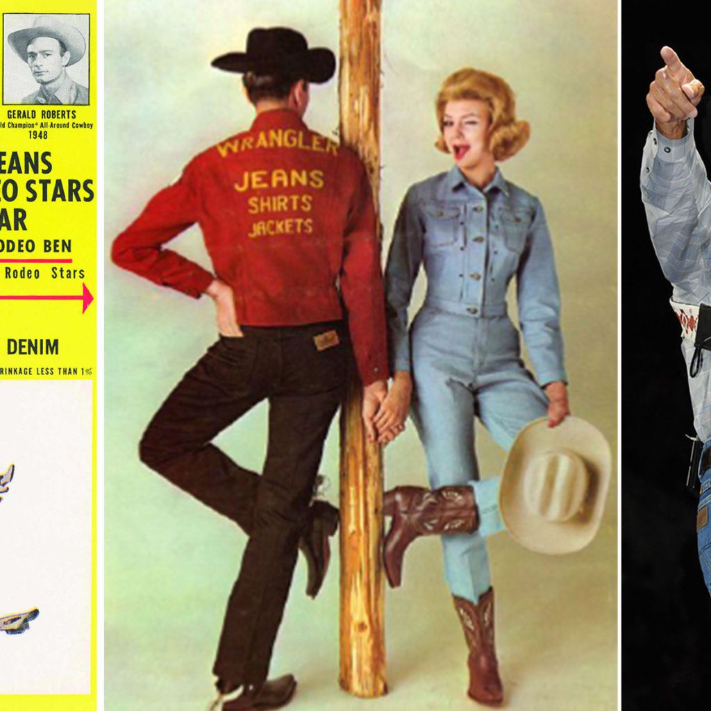 A Look Back at the 70-Year History of Wrangler Jeans - How Wrangler Jeans  Became a Favorite of Rodeo Cowboys & Country Stars Alike
