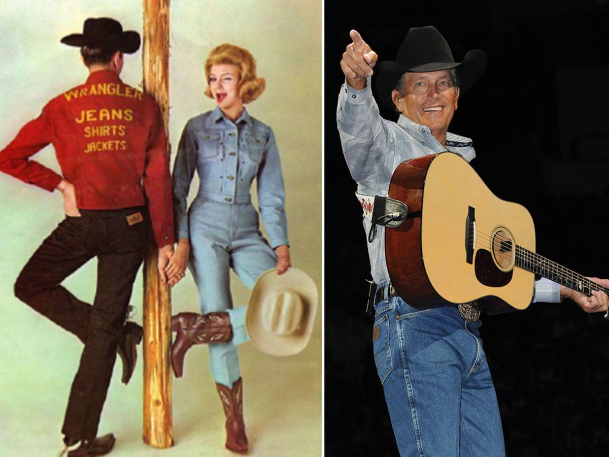 A Look Back at the 70-Year History of Wrangler Jeans - How Wrangler Jeans  Became a Favorite of Rodeo Cowboys & Country Stars Alike