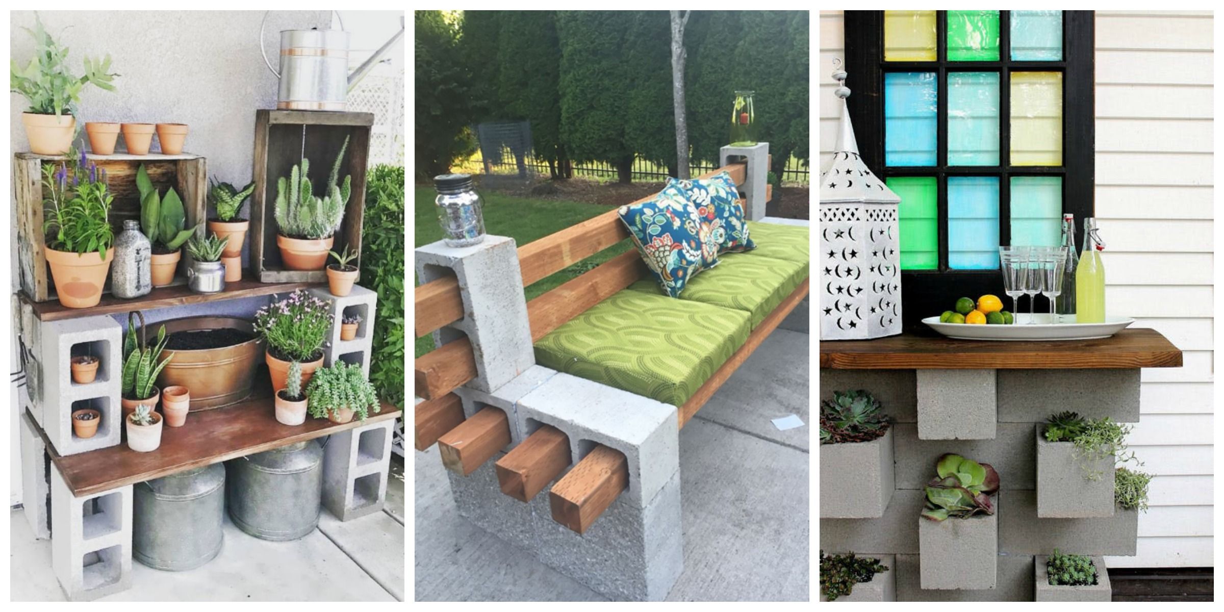 Genius Ways People Are Using Cinder Blocks In Their Backyards How