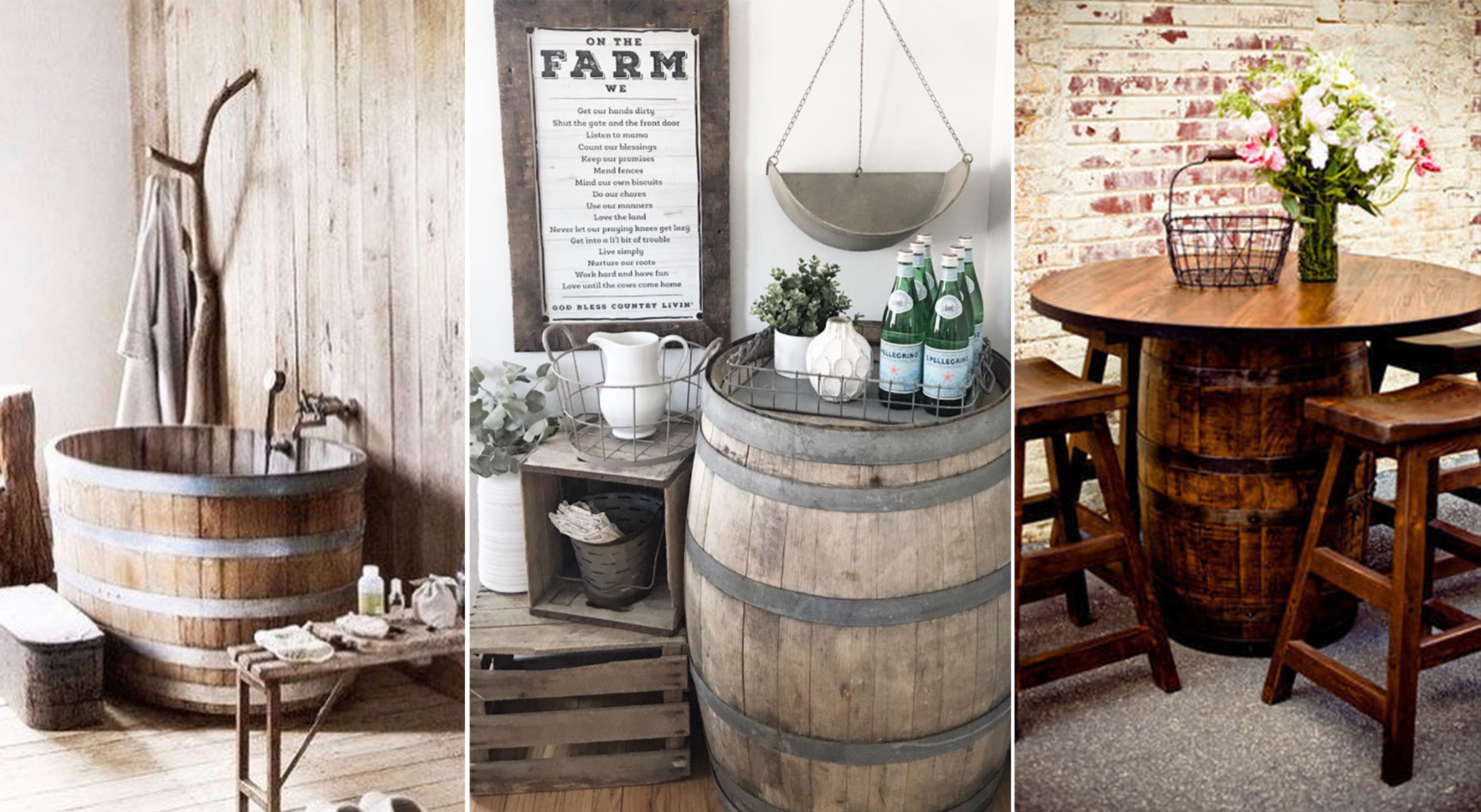 35 Genius Ways People Are Repurposing Whiskey Wine Barrels - 