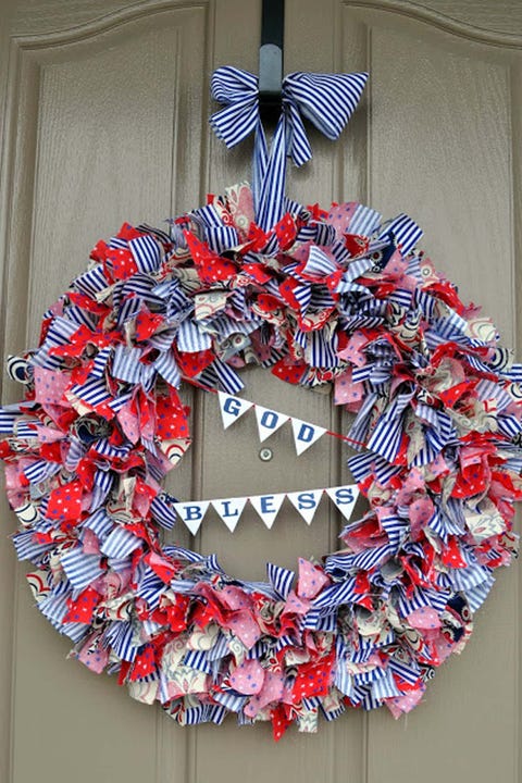 20 Best 4th Of July Wreaths How To Make A Fourth Of July Wreath