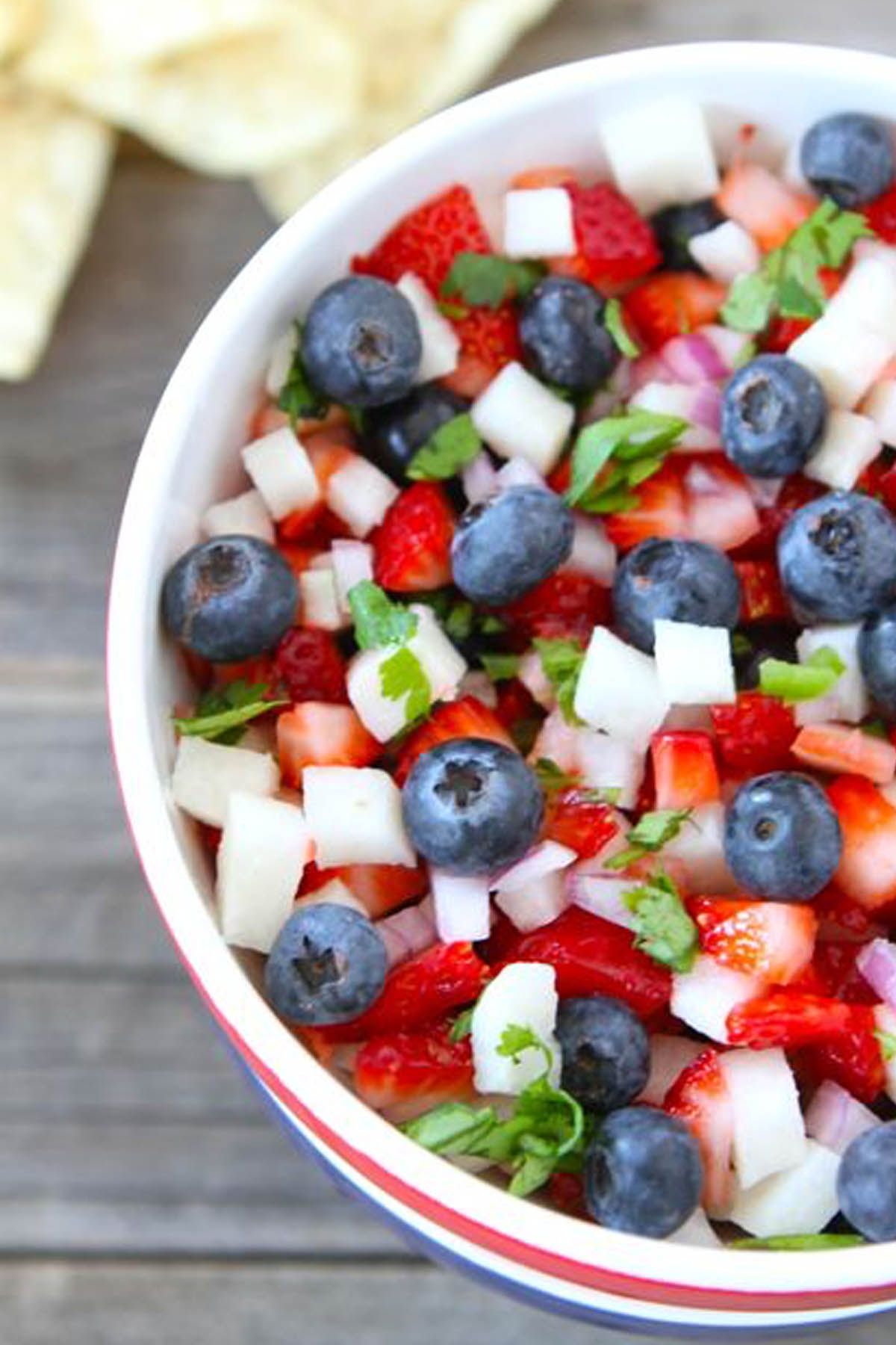 20 Easy 4th Of July Appetizers Best Recipes For Fourth Of July Apps   Red White Blue Salsa 