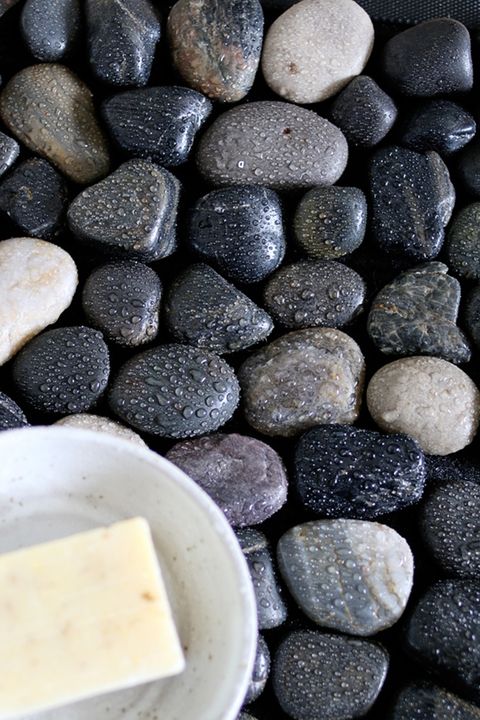 How To Make A River Stone Bath Mat For Your Shower Easy