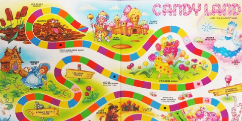 Candy Land Game Box