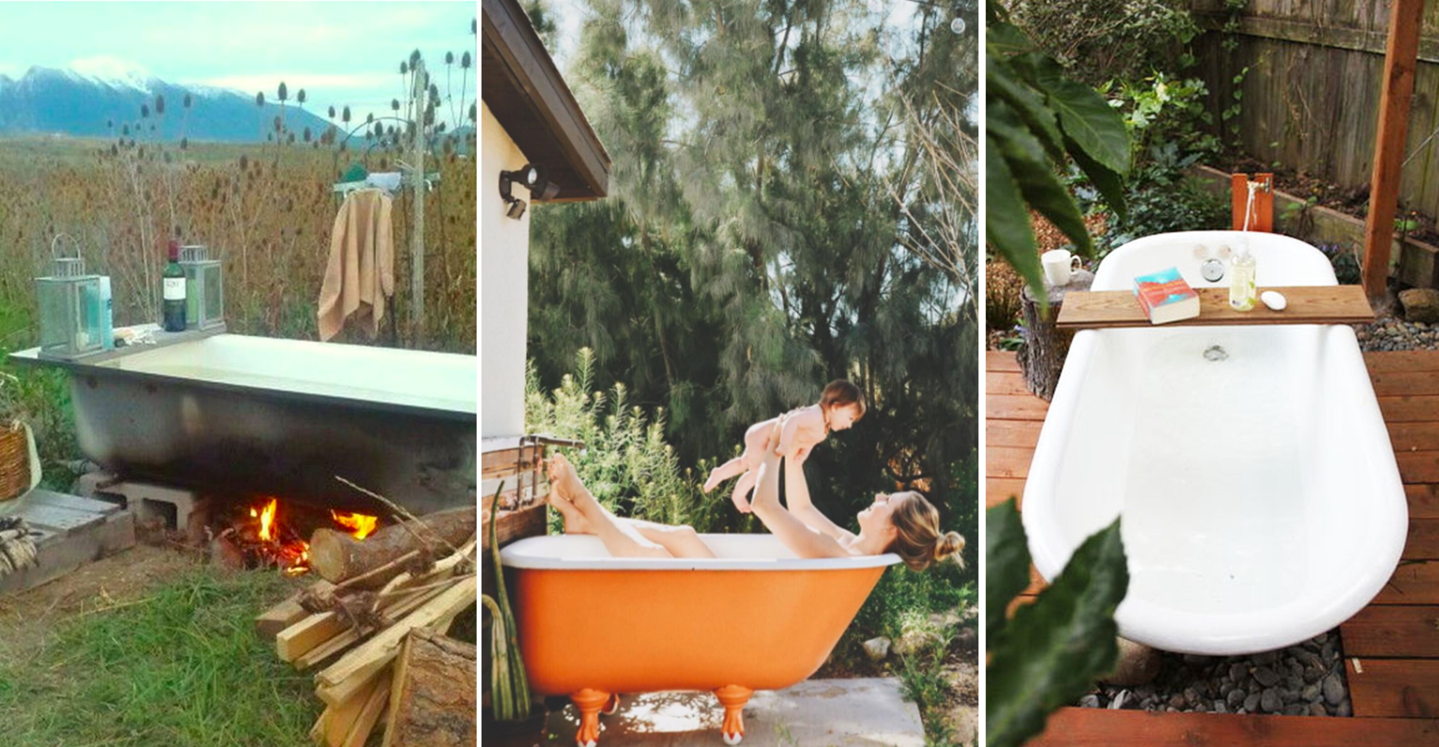 Backyard Bathtubs For Soaking Up The Great Outdoors
