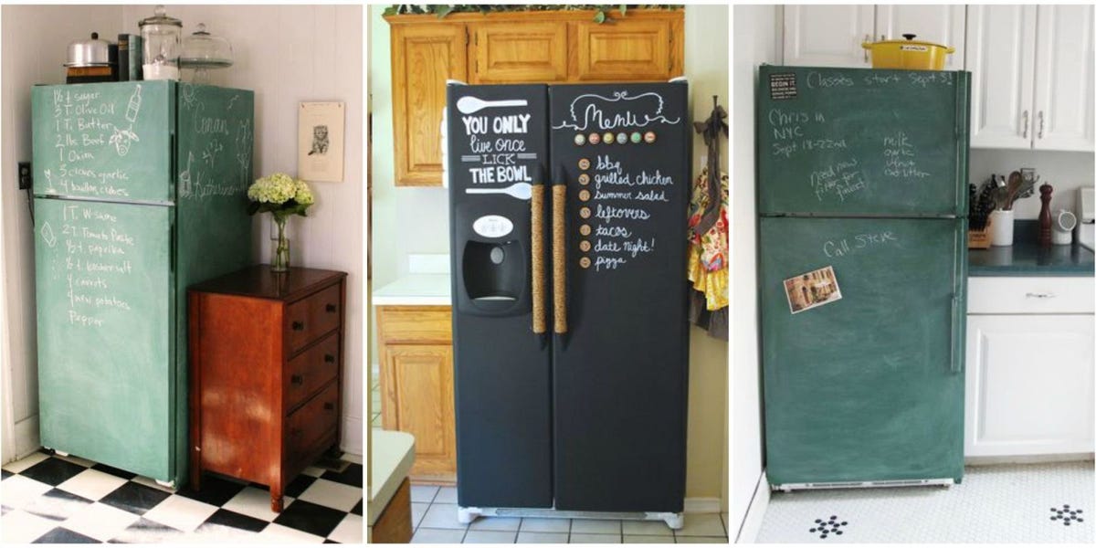 Chalkboard Fridges Are Having a Moment - How to Paint Your Fridge