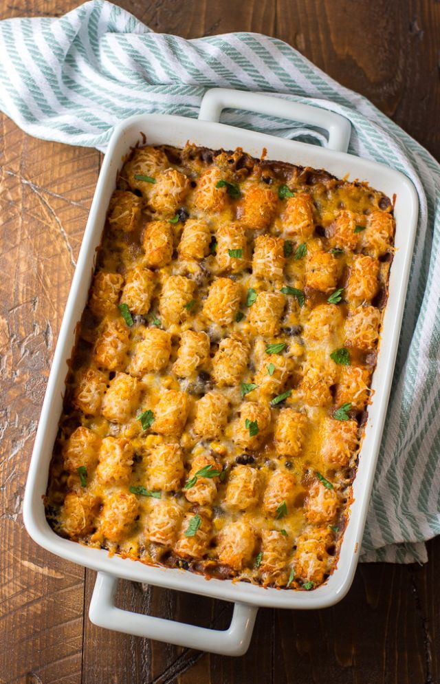 easy tater tot casserole without cream of mushroom soup