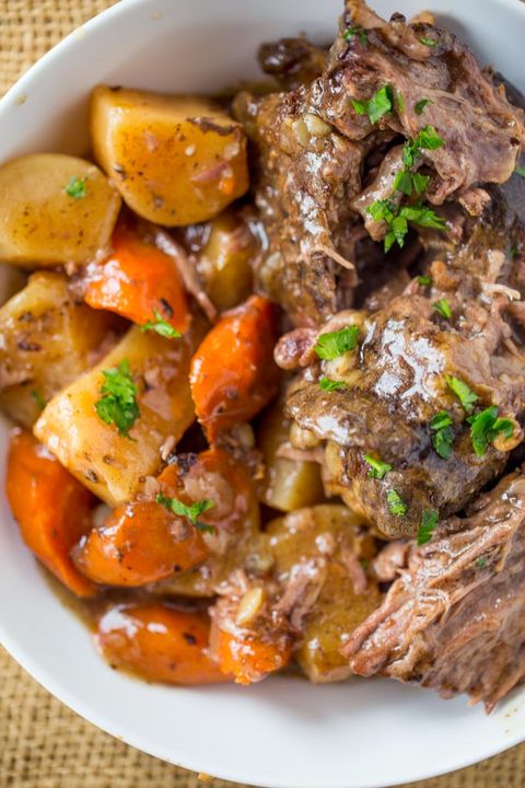 10 Best Slow Cooker Pot Roast Recipes - How to Make Easy Pot Roast in a ...