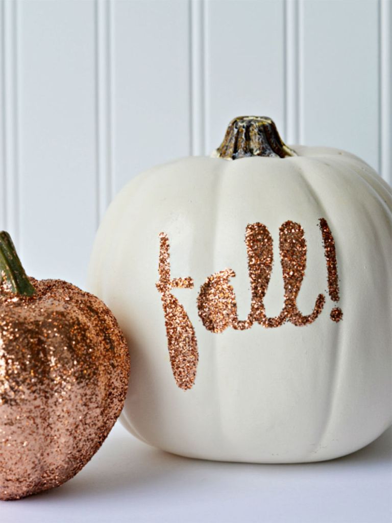 12 Best Glitter Pumpkins - Fun DIY Ideas for Decorating Pumpkins with ...