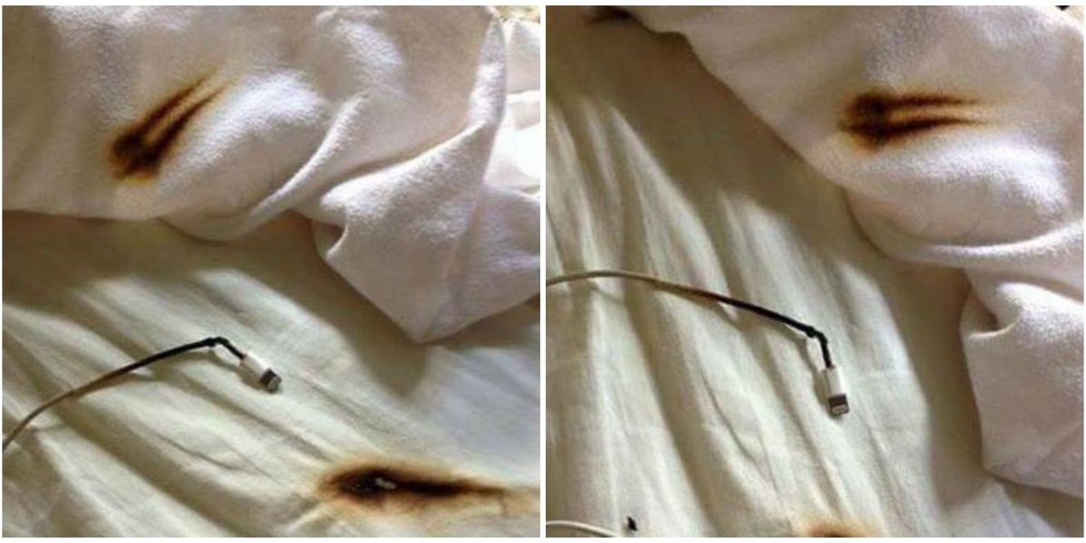 These Horrifying Photos Prove You Should Never Sleep Next to Your Phone