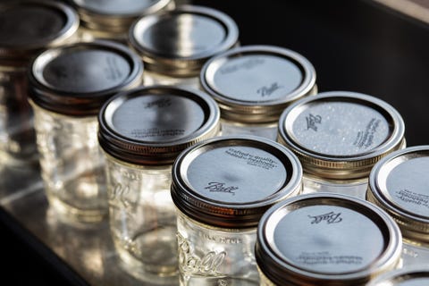 Image result for mason jars on shelves