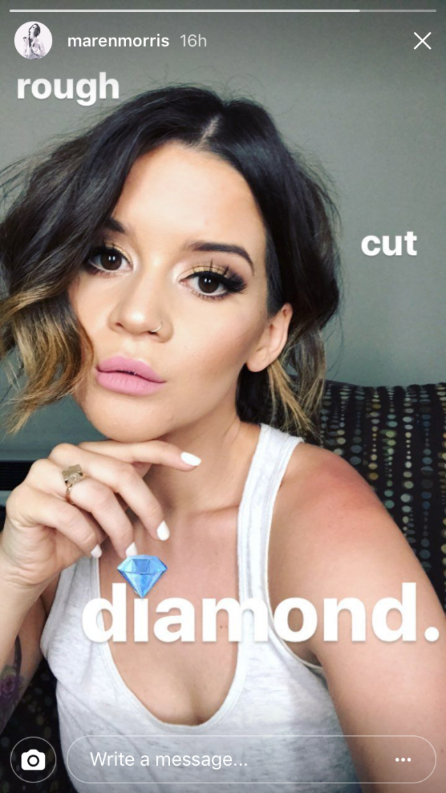 maren morris engagement ring