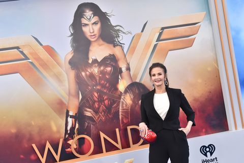 Lynda Carter at the premiere of Wonder Woman