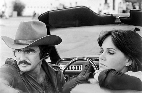 Burt Reynolds and Sally Field in Smokey and the Bandit