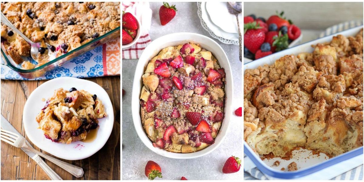 Crockpot Raspberry Chocolate Chip French Toast Casserole - Savory Nothings