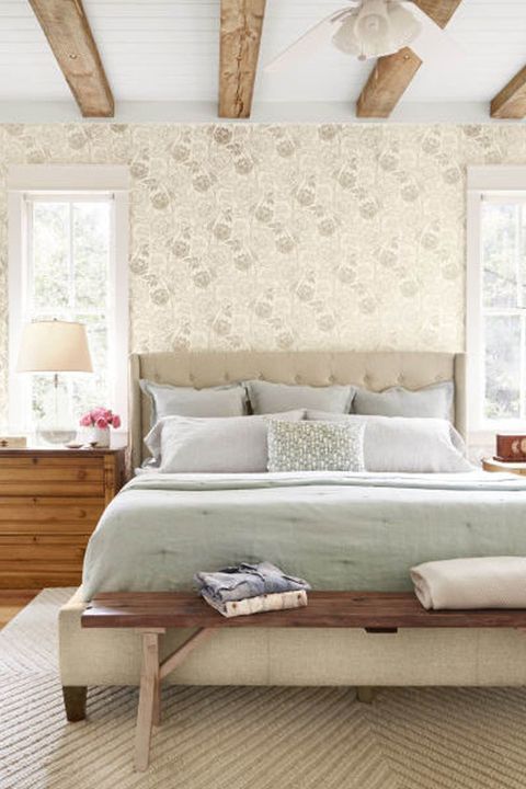 cozy bedroom ideas - wallpaper