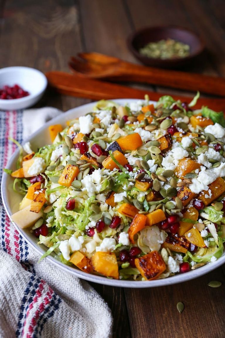 16 Best Brussel Sprout Salad Recipes - How to Make Shredded and Shaved