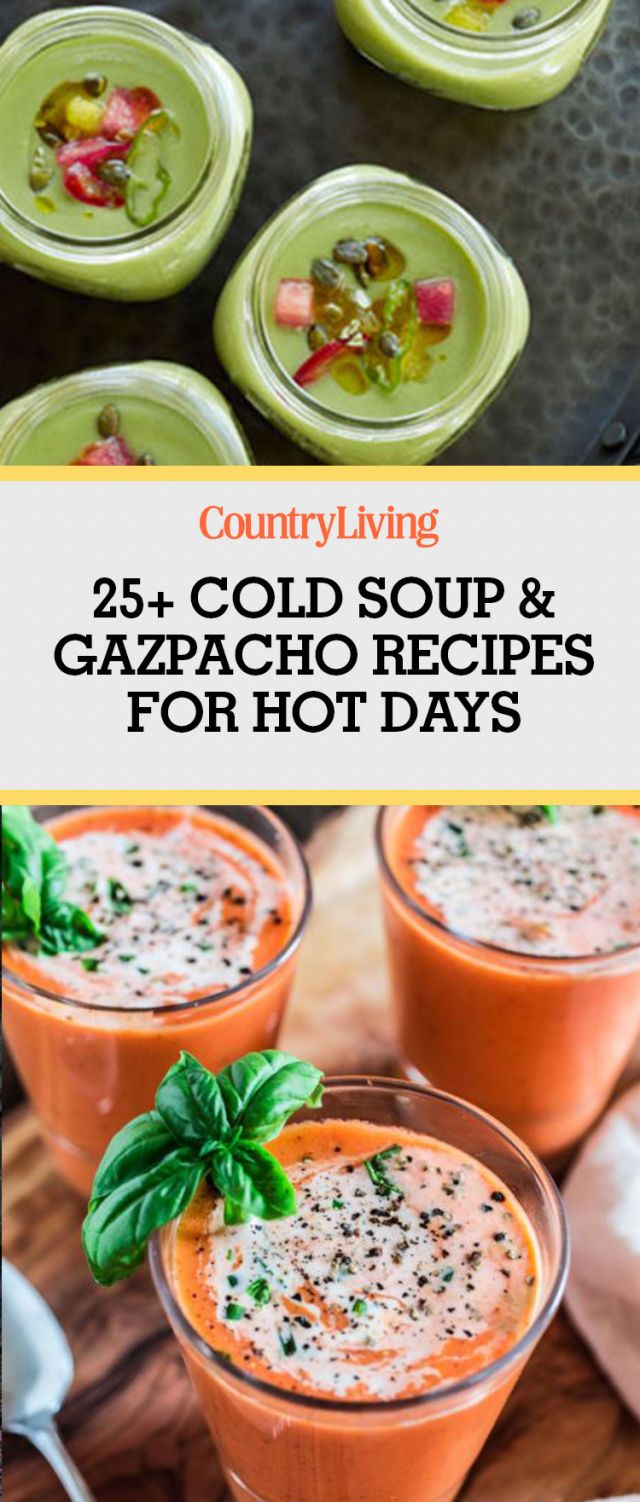29 Cold Summer Soups and Gazpacho Recipes - Recipes for Chilled ...