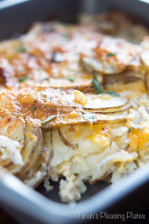 Jalapeño Cheddar Scalloped Potatoes recipe