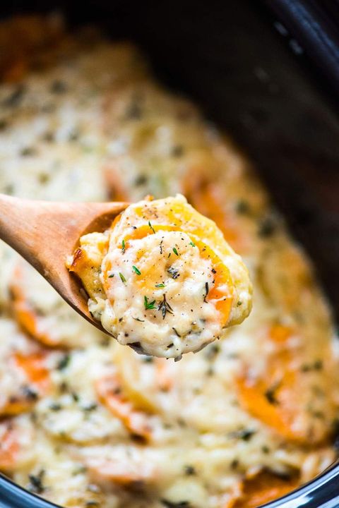 Slow Cooker Scalloped Potatoes recipe