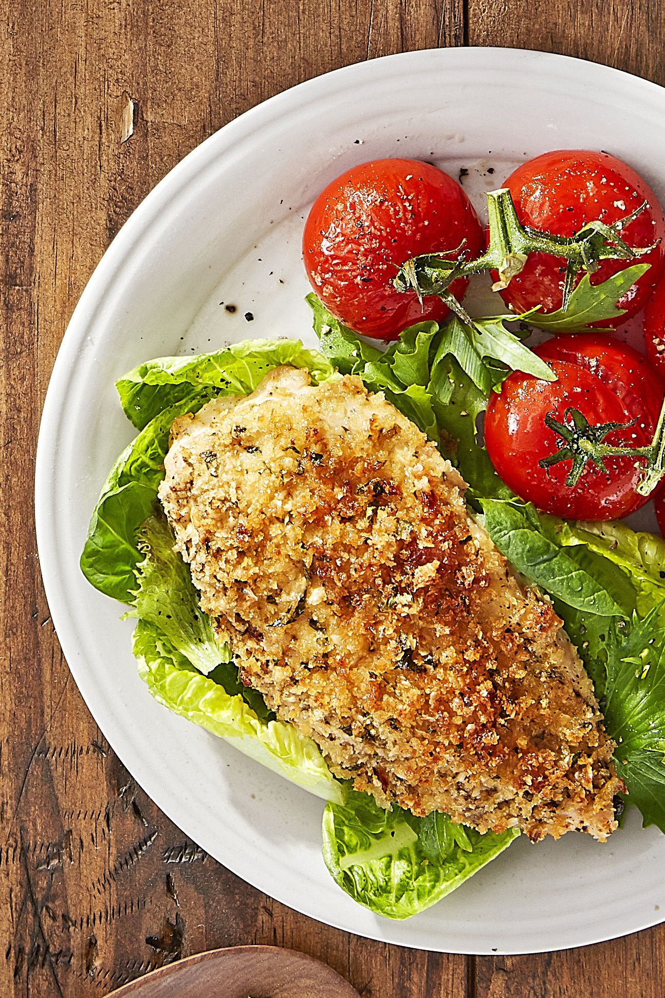 Roasted Parmesan Chicken and Tomatoes image