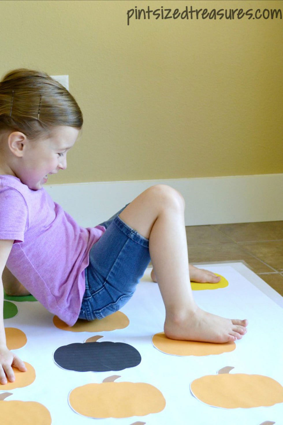 diy pumpkin twister thanksgiving game