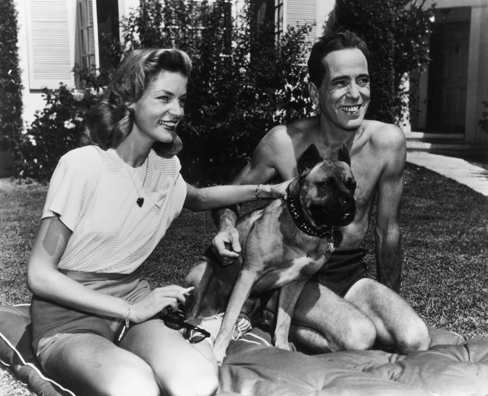 Lauren Bacall and Humphrey Bogart