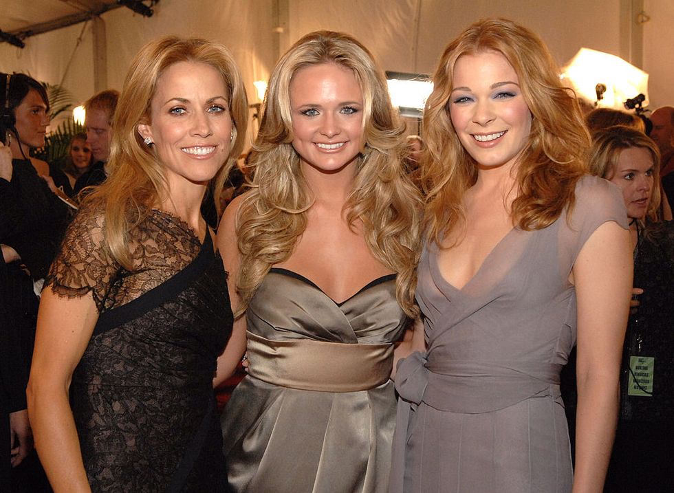 Sheryl Crow, Miranda Lambert, LeAnn Rimes at the 2006 CMA Awards