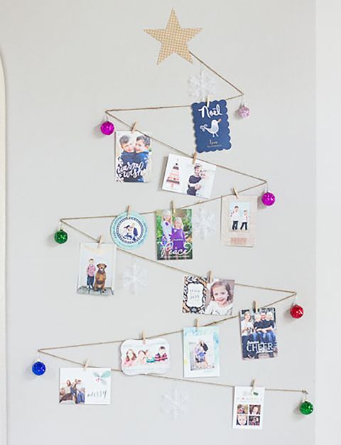 32 Diy Christmas Card Holder Ideas How To Display Holiday Cards