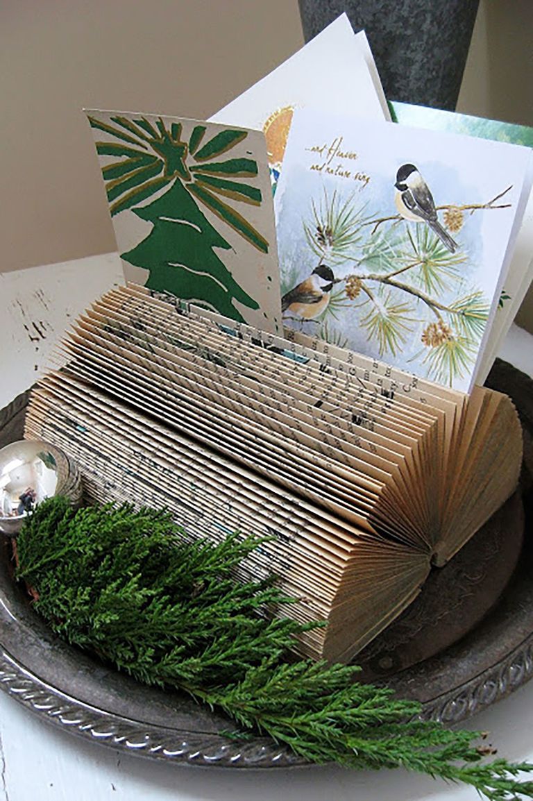 Wooden Christmas Card Holder 