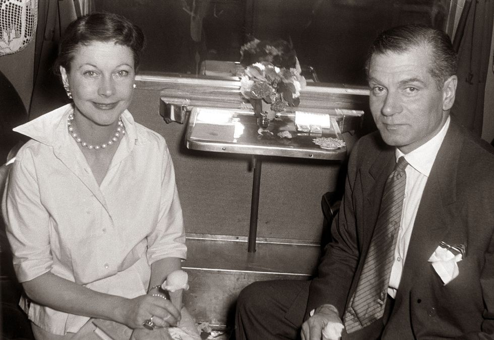 Laurence Olivier and Vivien Leigh in 1957