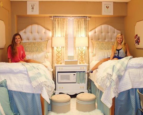 Stunning College Dorm Room Makeovers, Dorm Room Bed Frame