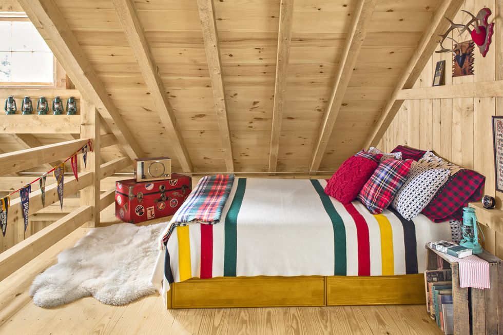 cozy bedroom ideas   pendleton blanket