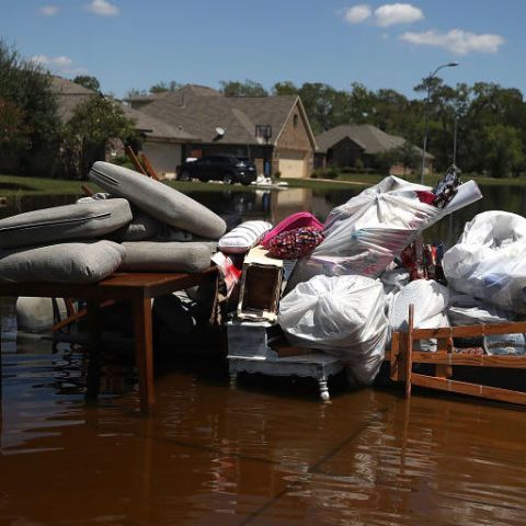 Hurricane Harvey floodwater